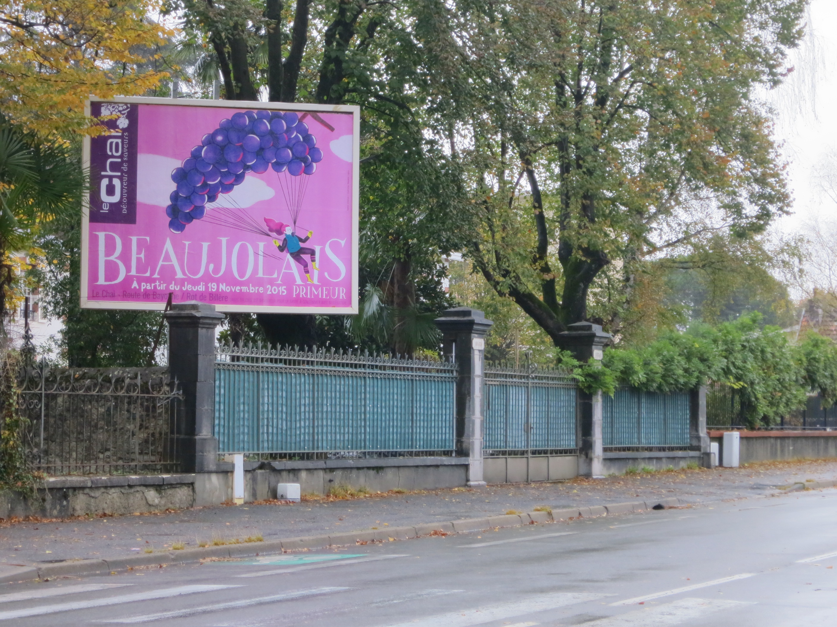 Exemple d'affichage 4x3m réalisé par Exterieurs dans les départements 64, 65 et 31